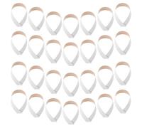Lurrose 100 Piezas Protector de Cuello de Camisa de Papel Unidades Inserciones Reforzadoras para Camisas de Hombre y Mujer Soportes Aplicables para Mantener Cuello Impecable Vestimenta