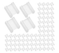 Lurrose 100 Piezas Protectora para Enchufes Eléctricos de Tapas para Enchufes Funda de Seguridad para Protector de Duradero y de Aplicar para Hogar y Oficina