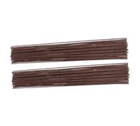 Lurrose 100 Piezas Varillas de Flores Artificiales de Alambre Floral para Manualidades Decoraciones de Bodas y Soporte Ligero y Portátil para Arreglos y Diy