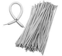 Lurrose 100piezas Globos Metálicos Largos Para Fiestas De Globos De Látex Retorcidos Para Decoración De Bodas y Cumpleaños Color Plateado