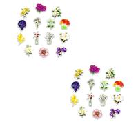 Lurrose 100piezas Pegatinas De Flores De PVC Impermeables para Decoración De Laptop Maletas y Skate De Calcomanías Estéticas y Personalizables para Viajes y