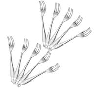 Lurrose 10piezas Dijes Vintage de Tenedor Metal Antiguo para Hacer Joyas DIY para Pulseras Collares y Manualidades Creativas Charms Mini para Cocina y Accesorios