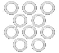 Lurrose 10piezas Protector De Nido para Loros Anilla Antimordeduras para Pajareras De Madera Accesorio De Repuesto para Cajas De Cría para Uso Exteriores Casetas De Pájaros