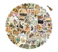 Lurrose 110piezas Pegatinas De Dibujo Urbano para Maletas Decorativas De Colores para Coches Equipaje y Portátiles