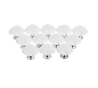 Lurrose 12 botones pulsadores de inodoro con forma de corazón para mujer, con clavos largos, bonito accesorio de baño.