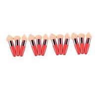 Lurrose 12 Piezas Bolígrafo De Maquillaje Little Mushroom Bocanadas Cosméticas Soporte De Esponja De Maquillaje Aplicador De Maquillaje Cara Hinchada Emulsión Perder Polvo Corazón
