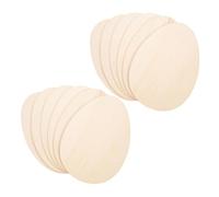 Lurrose 12 Piezas de Huevos de Madera sin Terminar para Manualidades de Pascua, Decoración Diy, Recortes de Madera para Pintar, Artesanía Creativa y Adornos Primaverales
