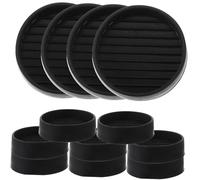 Lurrose 12 Piezas Estera de Muebles Tazas de Muebles para Pisos de Madera pies de Muebles de Exterior sillones de despacho Patas para mesas Caster de de Mesa Copas de Rueda de Mesa