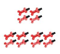 Lurrose 12 Uds. Pinzas para El Pelo de Hueso de Halloween para Perro Pinzas para El Pelo de Hueso de Perro Rojo Horquillas para El Pelo de Hueso de Perro Sangriento Pinzas para El Pelo de