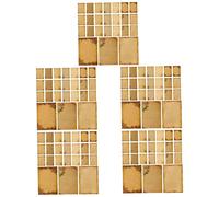 Lurrose 120 Hojas De Papel Kraft Impresión Carta De Amor Vintage A5