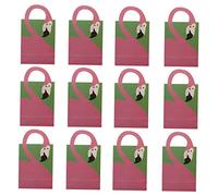 Lurrose 12piezas Bolsas Con Diseño De Flamenco Unidades Para Fiestas Cumpleaños Para Souvenirs y