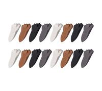 Lurrose 16 Piezas TPR Door Wedge Stopper with Spacecraft Design For Indoor Use Multi Functional Rubber Wedge For Bedrooms Offices and Public Spaces Reduces Noise and Protects Floors