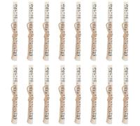 Lurrose 16 Rollos de Mezuzá Kosher para Puerta Judía - Pergaminos de Bendición Bíblica Hebrea para Decoración del Hogar - Rollos Tradicionales para Mitzvá y Protección Espiritual