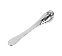 Lurrose 1Pc Importación Masajeador Facial Masajeador De Ojos Aplicador De Crema De Ojos Crema Instrumento La Cara Aplicador De Acero Inoxidable De Plata Palillo De Masaje De Ojos