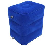 Lurrose 1pieza Inflatable Footrest Stool Ajustable Flocking Material Práctico Para y