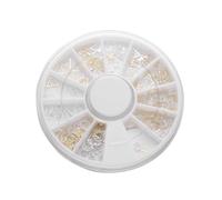 Lurrose 1pieza Nail Art Studs Metálicos para DIY Decoraciones de Uñas Elegantes para Mujeres y Niñas Accesorios de Uñas con Estilo Mixto