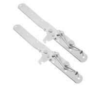 Lurrose 2 Bisagras de Acero Galvanizado para Sofá Cama, Herrajes de Ajuste Función de Reducción de Ruido y Optimización de Espacio, Color Plata, Ideales para Sala Multifuncional