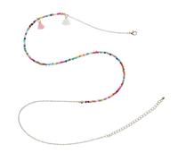 Lurrose 2 Cadenas Corporales Estilo Bohemio Cuentas Ajustables para Mujer de Aleación y Plástico para Cintura, Decoración para Playas y Discotecas
