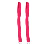 Lurrose 2 correas de seguridad para cochecito de bebé, arnés ajustable para paseos infantiles, correa para cochecito para viajes al aire libre, accesorio de sujeción segura para niños (rosa)