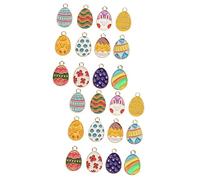 Lurrose 2 Juegos Colgante De Huevo De Pascua Encantos Navideños Collar De Cabra Amuletos Navideños Para Hacer Joyas Cuentas Para Pulseras Collares Para Aleación Uds * 2