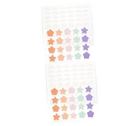Lurrose 2 Juegos De Pegatinas De Calcomanías De Parches Para El Acné Mini Pegatinas Pegatinas De Granos Pegatinas De Eliminación De Parches Faciales Parches De Lunares Faciales