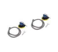 Lurrose 2 Juegos Máquina de pulir la máquina de pulir piedra polaco pulidora coche pulidora neumática lijadora de ángulo de aire herramienta de molienda herramienta manual AbS Negro