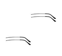 Lurrose 2 Pares De Accesorios Para Gafas Ganchos Para Los Oídos Para Auriculares Cristalería Vasos Para Beber Gafas De Sol De Metal Empuñaduras Para Las Orejas De Los Anteojos Puntas De
