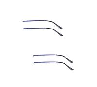 Lurrose 2 Pares De Patas De Gafas Kit De Tornillo Marco De Metal Gafas De Sol De Metal Gafas De Brazo Piernas Gafas Tornillos Marco De Gafas Templo Pulsera De Metal Mujer Gafas Azul Gafas