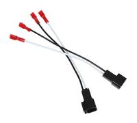 Lurrose 2 piezas Arnés de Cableado para Altavoces de Coche Adaptador de Cable de Audio Durable Conector de Cable para Instalación de Sistema de Sonido Automotriz Compatible con Varias