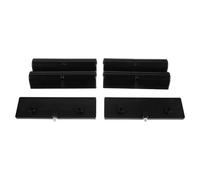 Lurrose 2 Piezas Bloque Deslizante para Desplazador Lateral de Carretilla Elevadora, Pieza de Nylon y Metal, Negro, Compatible con Pedales de Plástico, Logística y Almacenes