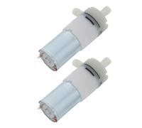 Lurrose 2 Piezas Bomba de Agua Pequeña, Bomba de Aire Pequeña Mini de 3,7 V y 12 V, Orificio de 7mm, Metal y Plástico, para Acuario y Estanque de Cría