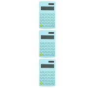 Lurrose 2 Piezas Calculadora de Escritorio y Adorable con Diseño Dulces Herramienta de Matemáticas Básicas Portátil para Estudiantes con Batería y Energía Solar para Uso y Oficina