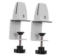 Lurrose 2 Piezas Clip De Retención del Bisel para Monitores Tu Abrazadera Ajustable De Oficina Montaje De Choque De Micrófono para Monitores Clips Aleación De Aluminio