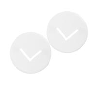 Lurrose 2 Piezas Cubiertas Plásticas para Tubos de Agua Tapas de Brida Decorativas para Tuberías de Calefacción y Desagüe Proyectos de Fontanería Hogar