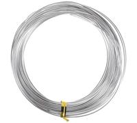 Lurrose 2 Piezas de Alambre de Aluminio para Manualidades: Alambre Flexible de 1 Mm Y 32,8 Pies - Enrollador de Arreglos - Herramienta para Hacer Joyas, Envolver Piedras, Esculpir