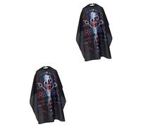 Lurrose 2 Piezas De Mantón De Tinte Para El Cabello Para Mujer Abaya Babero Para Adultos Niños Bata Care Girl Cut Salon Haircloth Suministros De Peluquero Delantal De Corte De Cabello