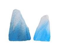 Lurrose 2 Piezas Decoración de Acuario con Simulación de Montañas Adorno de Iceberg para para Eventos Bodas y de Películas