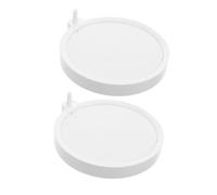 Lurrose 2 Piezas Piedra de Aire para Acuario Nano Burbuja Silenciosa Difusor de Oxígeno Cerámico para Peceras Fácil Instalación