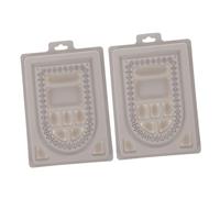 Lurrose 2 Piezas Tablero de Diseño de Joyas de Herramienta para Collares y Pulseras Bandeja de Trabajo para Abalorios con Escala de Medición para Diseñadores y Manualidades Mat de