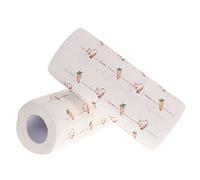 Lurrose 2 Rollos De Papel Secante De Aceite De Cocina Trapos De Limpieza De Toallas De Secado Rápido Rollo De Toallas De Papel Toallas De Papel Reutilizables Rollo Lavable Toalla De