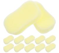 Lurrose 20 Cepillos de Esponja Amarillos para Limpiar Cabello en Peluquería, Ligeros y Flexibles, Ideales para Cortar y Afeitar el Pelo en Barbería
