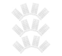 Lurrose 20 Hojas de Etiquetas Autoadhesivas para Botellas de Baño y Viaje, Pvc Compacto y Fácil de Llevar para Champú y Acondicionador, Evita Confusiones