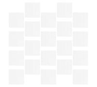 Lurrose 20 Láminas de Lona de Malla Plástica de Color Claro para Manualidades y Bordado, Rejilla Ligera y Precisa de Plástico Cortable para Punto de Cruz y Tejido