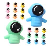Lurrose 20 Piezas de Cartón Mini Erasers Colores Vibrantes para Recompensas Escolares y Fiestas Infantiles Diseño de Astronautas
