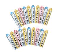 Lurrose 20 Piezas Regla De Piano Recta Regla Infantil De Plegable Práctica para Uso Diário para Material De Dibujos para Estudiantes