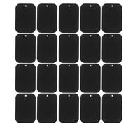 Lurrose 20 Placas magnéticas para Funda de teléfono, Placa magnética Adhesiva de Metal, Pegatina magnética Universal para Soporte de Coche y Soporte de teléfono, 2,56 x 1,77 Pulgadas.