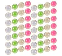 Lurrose 200 botones de perla abovedados: botones de perla de imitación de un solo orificio de 10 mm para costura y manualidades, semicirculares, decorativos para ropa y vestidos.