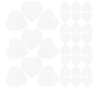 Lurrose 200 Hojas Toallitas Quitaesmalte de Uñas en Forma de Corazón de | Blanco, Caja Contenedora Incluida, Uso Manicure y Viaje, Limpieza Rápida de Restos de Laca