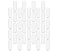 Lurrose 200 Protectores de Extremos de Goma Transparentes para Diadema, Accesorios DIY para Cabello, Interior 3.5 Mm para Diademas de 5 Mm, Tapas de Plástico Resistentes y Versátiles