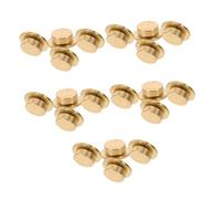 Lurrose 20piezas Cojinetes Rotativos Miniatura de Metal para Decoración de Uñas de Alta Velocidad para Manualidades de Bricolaje y Arte de Uñas